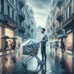 Kan jeg få en indkøbsvogn med regnslag?